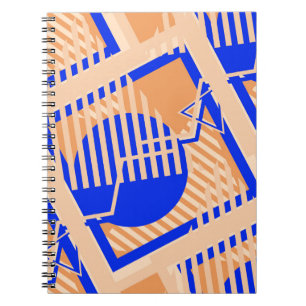 Seamless Pop Art Pattern. Abstract Color Texture w Notitieboek