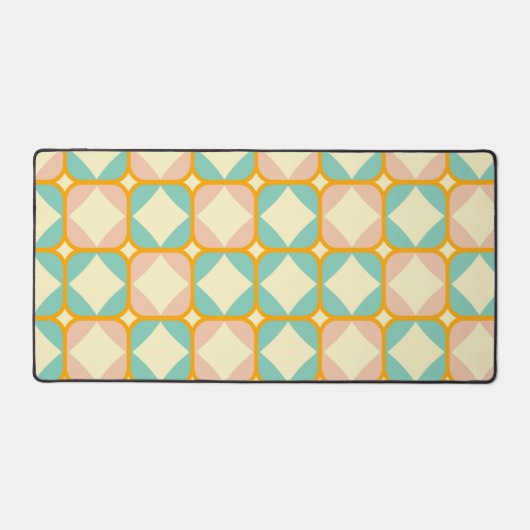 Seamless retro pattern with rounded squares (Recto)