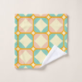 Seamless retro pattern with rounded squares (Gant de toilette)