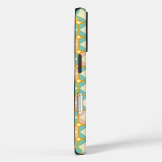 Seamless retro pattern with rounded squares Case-Mate iPhone case (Achterkant / Rechts)