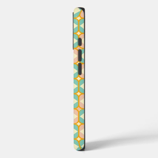 Seamless retro pattern with rounded squares Case-Mate iPhone case (Achterkant / Links)