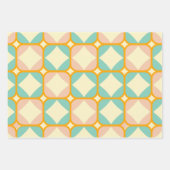 Seamless retro pattern with rounded squares inpakpapier vel (Voorkant 3)