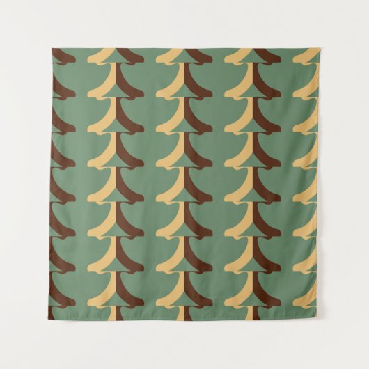 Seamless retro pattern with vertical elements abs wandkleed (Voorkant)