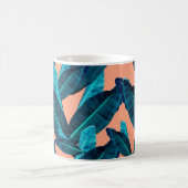 Seamless tropical flower, plant and leaf pattern b koffiemok (Center)