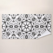 Seamless vintage background with stylized elements (Serviette de bain)