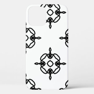 Seamless vintage pattern in geometric ornamental s iPhone 12 hoesje