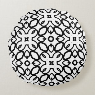 Seamless vintage pattern in geometric ornamental s rond kussen