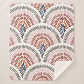 Seamless wavy pattern. Seigaiha design in polka do Sherpa Deken (Voorkant)