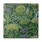 Seamless William Morris style floral pattern Tegeltje (Voorkant)
