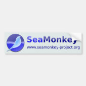 SeaMonkey-project - Horizontale Logo Bumpersticker (Voorkant)