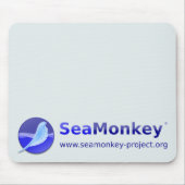SeaMonkey-project - Horizontale Logo Muismat (Voorkant)