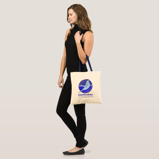 SeaMonkey-project - Verticale Logo Tote Bag (Voorkant (model))