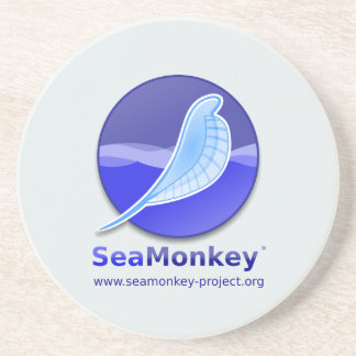 SeaMonkey-project - Verticale Logo Zandsteen Onderzetter