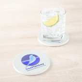 SeaMonkey-project - Verticale Logo Zandsteen Onderzetter (Zijkant)