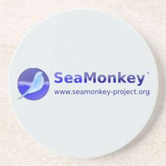 SeaMonkey-project - Verticale Logo Zandsteen Onderzetter