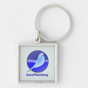 SeaMonkey Text Logo Sleutelhanger