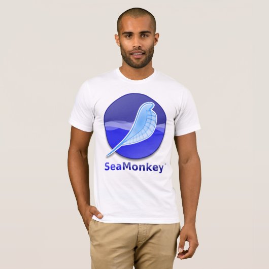 SeaMonkey Text Logo T-shirt (Voorkant volledig)