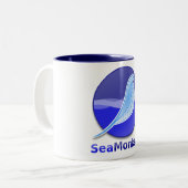 SeaMonkey Text Logo Tweekleurige Koffiemok (Voorkant links)