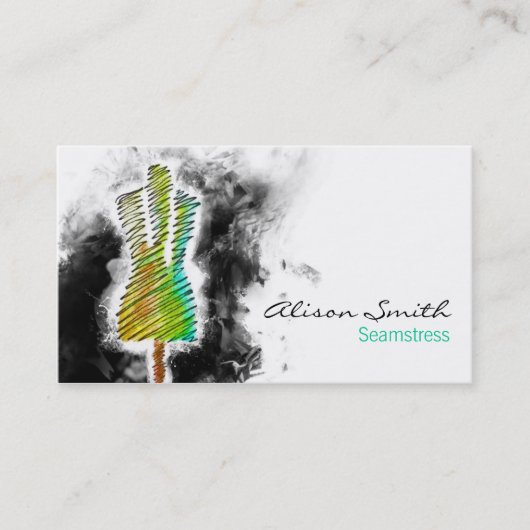 Seamstress business card visitekaartje (Voorkant)