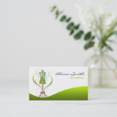 Seamstress business card visitekaartje (Staand voorkant)