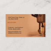 Seamstress Business Card Visitekaartje (Achterkant)