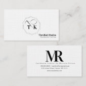 Seamstress Embroidery Tailor Mode Needle Logo Visitekaartje (Voorkant / Achterkant)