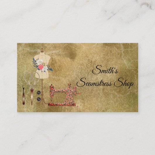  Seamstress Visitekaartje (Voorkant)