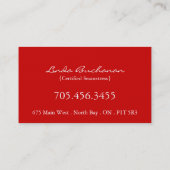 Seamstress ~ Visitekaartje (Achterkant)