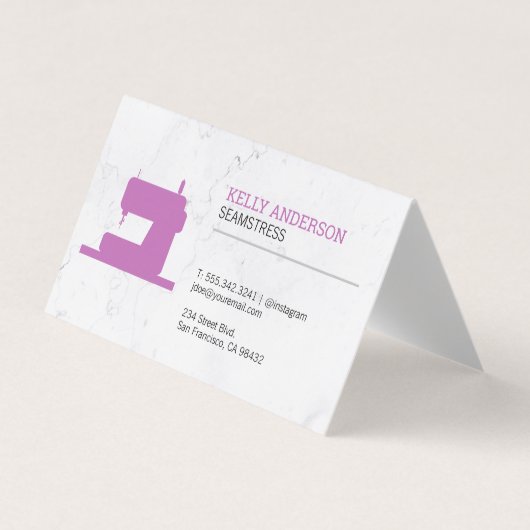 Seamstress | Wardrobe Designer Visitekaartjes (Voorkant)
