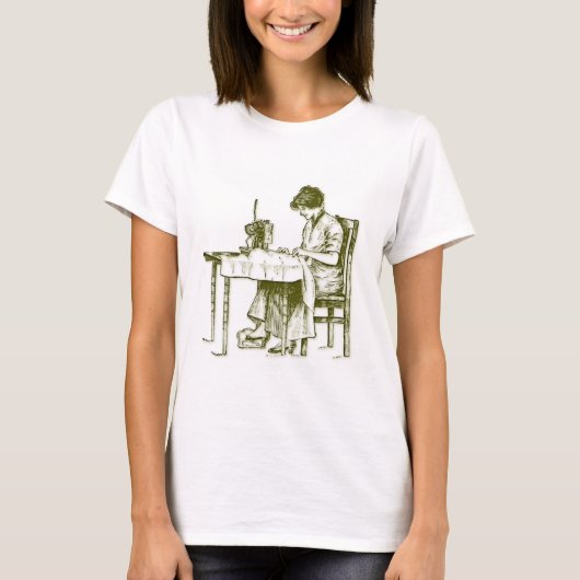 Seamstressontwerp T-shirt (Voorkant)