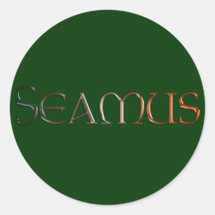 SEAMUS Nom Marque Stickers Cadeaux Personnalisés