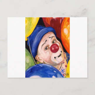 Sean Carlock Clown Briefkaart