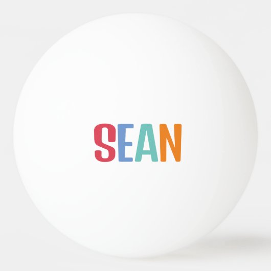 Sean Pingpongballen (Voorkant)
