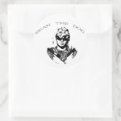 Sean The Dog Sticker Large (Tas)