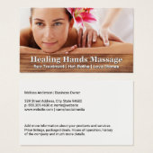 Séance de massothérapie | Femme souriante (Devant & derrière)