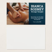 Séance de massothérapie | Massage du dos (Devant & derrière)