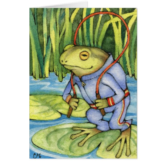 Séance d'entraînement de grenouille - art amphibie (Devant)