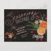 Séances Salutations Fêtes d'affaires Cartes postal (Devant)