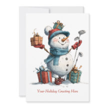 Seaon's Greetings - "T-shirt Style" Vakantie Kaart