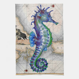 Seapaard Map Gibraltar Theedoek