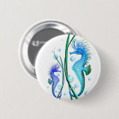 Seapaarden Cartoon Button (Voorkant /achterkant)