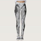 Seapaarden in de grijze schaduw - Leggings (Voorkant)