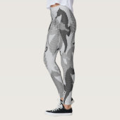 Seapaarden in de grijze schaduw - Leggings (Links)