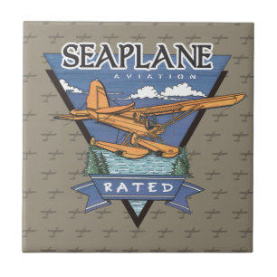 Seaplane Aviation Rated Tegeltje