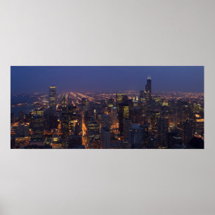 Sears-towerpanoramiek Poster