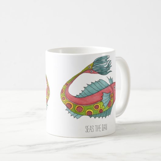 Seas Day Fish Mug (Devant droit)