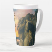 Seas Day Inspirational Citation Latte Mug (Angle droit)