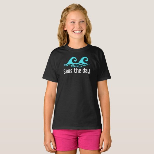 Seas The Day Funny T-Shirt (Devant entier)