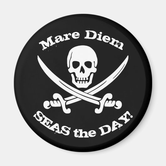 Seas the Day Pirate Magnet (Devant)