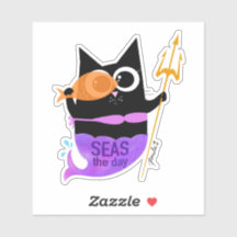 Seas the Day - Sticker Wanda the Cat